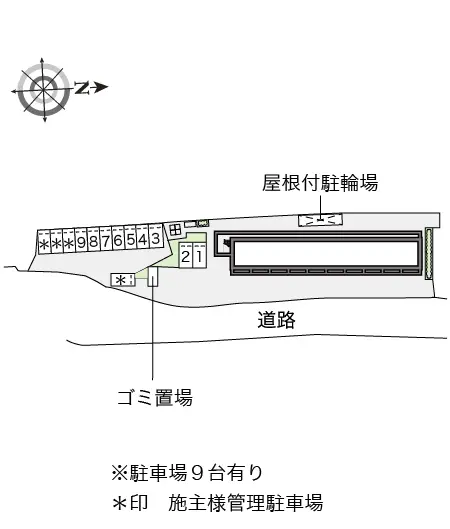 ★手数料０円★川西市平野　月極駐車場（LP）